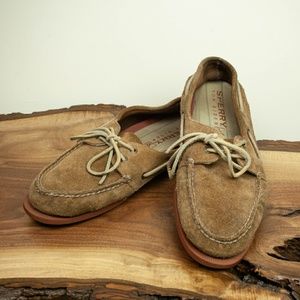 Suede Sperry Boat Shoes size 11